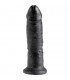 KING COCK PENE REALISTICO 23 CM NEGRO