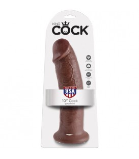 KING COCK PENE REALISTICO 25.5 CM MARRON