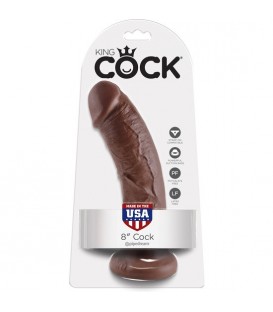 KING COCK PENE REALISTICO 20.5 CM MARRON