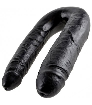 KING COCK PENE REALISTICO DOBLE LARGE NEGRO