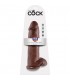 KING COCK PENE REALISTICO CON TESTICULOS 305 CM MARRON