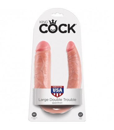 KING COCK PENE REALISTICO DOBLE LARGE