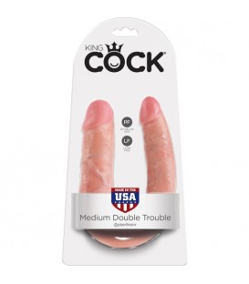 KING COCK CONSOLADOR REALISTICO DOBLE MEDIUM 