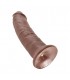 KING COCK PENE REALISTICO 23 CM MARRON