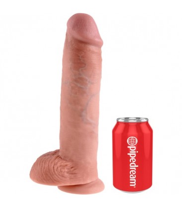 KING COCK PENE REALISTICO CON TESTICULOS 28 CM