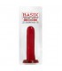 basix pene de gelatina smoothy 13 cm rojo