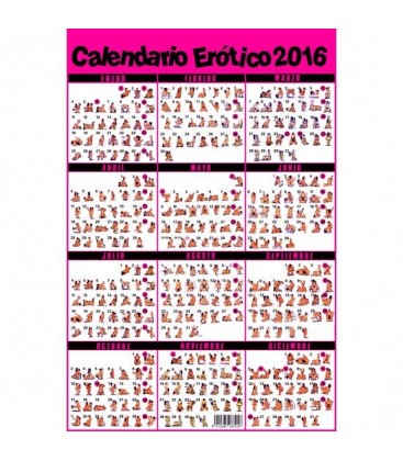 CALENDARIO EROTICO 2016