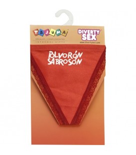 TANGA ROJO CHICA POLVORON