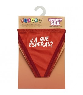 TANGA ROJO CHICA ¿A QUE ESPERAS?