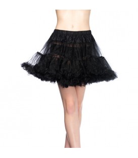 LEG AVENUE PETTICOAT NEGRA