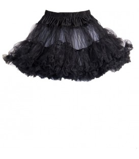 LEG AVENUE PETTICOAT NEGRA