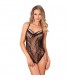 LEG AVENUE BODY RED DE ENCAJE NEGRO