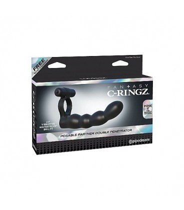 FANTASY C RINGZ ANILLO VIBRADOR DOBLE PENETRACIoN