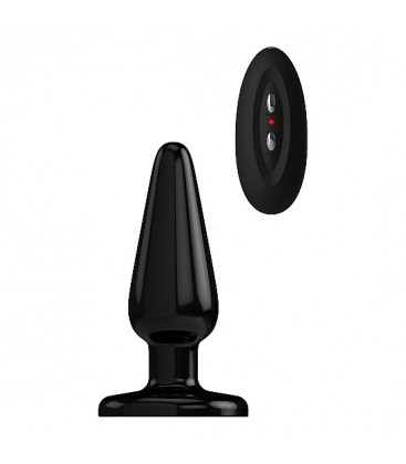 BUTT PLUG TAPoN VIBRADOR MODELO 1 NEGRO