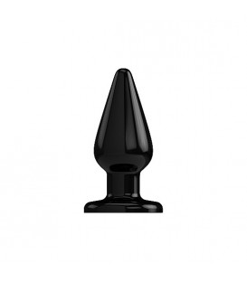 BUTT PLUG TAPÓN RUBBER 10,5 CM MODELO 2 NEGRO