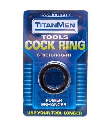 TITANMEN ANILLO PARA EL PENE NEGRO 45 MM