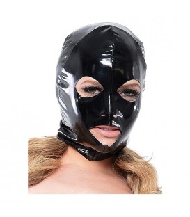 FETISH FANTASY MASCARA CON 3 ABERTURAS EFECTO MOJADO PARA ELLA