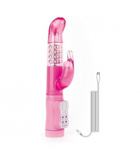 VIBRADOR RECARGABLE CONEJITO ROSA