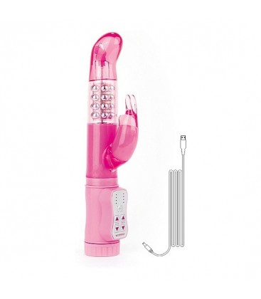 VIBRADOR RECARGABLE CONEJITO ROSA