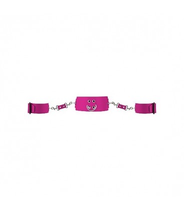 OUCH COLLAR CON ESPOSAS ROSA