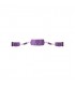 OUCH COLLAR CON ESPOSAS MORADO