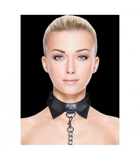 OUCH COLLAR Y CORREA EXCLUSIVE NEGRO