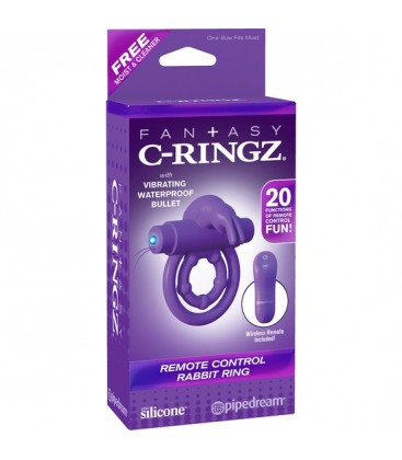 FANTASY C RINGZ ANILLO VIBRADOR CONTROL REMOTO MORADO