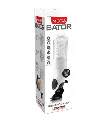 PDX MEGA BATOR USB MASTURBADOR MASCULINO VAGINA BLANCO