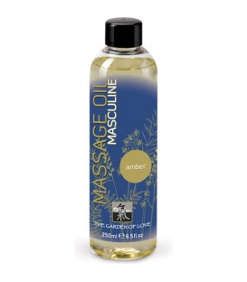 SHIATSU ACEITE DE MASAJE MASCULINO AMBER 250 ML