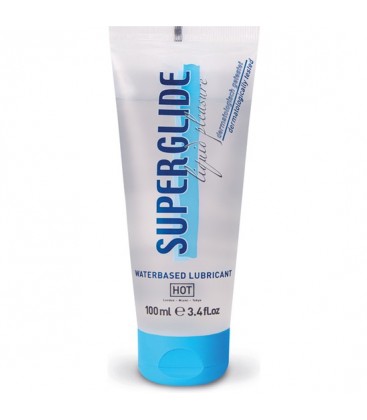 HOT SUPER GLIDE LUBRICANTE BASE DE AGUA 100 ML