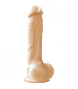 COLOURS PLEASURES DILDO THIN 8" BLANCO