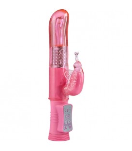 VIBRADOR HUGGING MARIPOSA ROSA