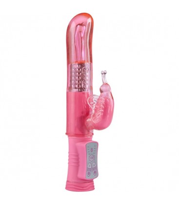 VIBRADOR HUGGING MARIPOSA ROSA