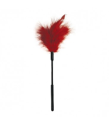 PLUMA ESTIMULADORA 30 CM ROJA