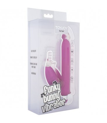 VIBRADOR CON CONEJITO FUNKY BUNNY MORADO