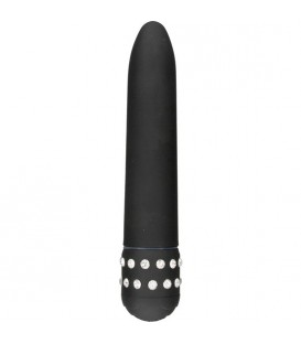 PEQUENO VIBRADOR DE DIAMANTES NEGRO