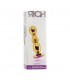 RICH TAPoN ANAL ORO 12 CM CON ZAFIRO MORADO