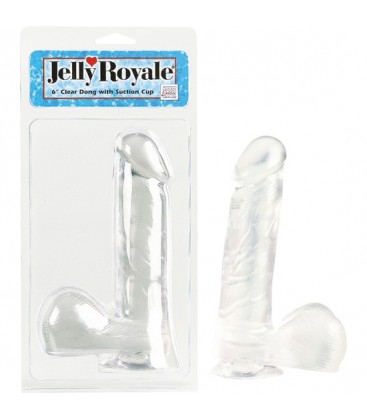 DONG DILDO REALiSTICO TRANSPARENTE