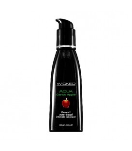 WICKED AQUA LUBRICANTE CON BASE DE AGUA SABOR MANZANA 120 ML