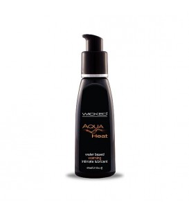 WICKED AQUA  LUBRICANTE CON BASE DE AGUA EFECTO CALOR 60 ML