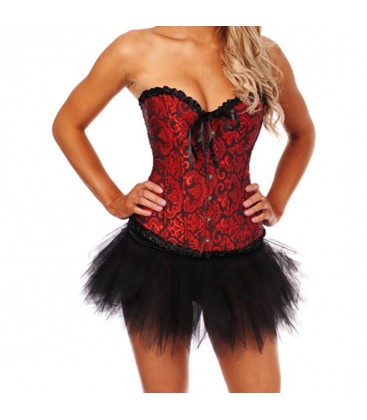 CORSET ALBERTINA ROJO