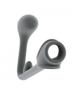 SONO N. 3 PLUG ANAL CON ANILLO PARA EL PENE GRIS