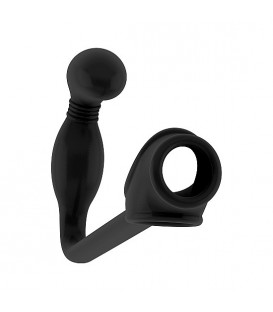 SONO N. 2 PLUG ANAL CON ANILLO PARA EL PENE NEGRO