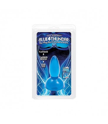 SMOOTH SATISFIER PLUG ANAL GELATINA AZUL