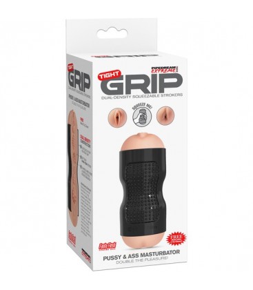 PDX TIGHT GRIP MASTURBADOR MASCULINO VAGINA ANO NEGRO