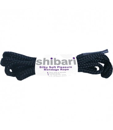 SILKY SOFT CUERDA DE BONDAGE 5M NEGRO