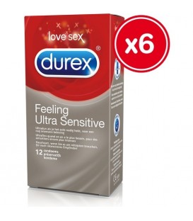 DUREX ULTRA SENSITIVOS 12 UDS (6 CAJAS)