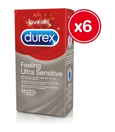 DUREX ULTRA SENSITIVOS 12 UDS 6 CAJAS