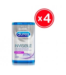 DUREX EXTRA FINO EXTRA LUBRICADO 10 UDS (4 CAJAS)