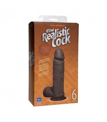 THE REALISTIC COCK UR3 PENE REALISTICO 15 CM NEGRO